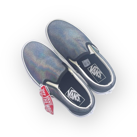 new Vans ™ ®✌︎︎ Prismatic Slip On Skater Sneakers ✌︎︎ Iridescent Suede Prism ✌︎︎ - Picture 11 of 16